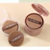 Cushion Round Puff 7-Piece Set, Air Cushion & Compact Makeup Puffs BB Cream Puff 3ea