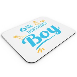 Fabulous Mausunterlage 6th Birthday Boy Celebration Kids Party Gift