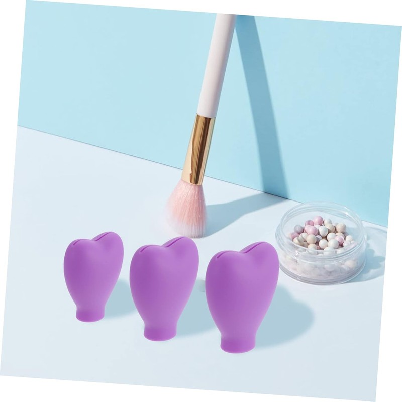 6 Piezas Estuche Para Brochas De Maquillaje De Silicona Fundas