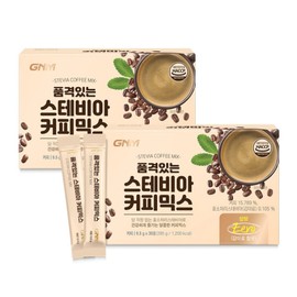 (Sugar-Free Coffee) 2 boxes of premium stevia coffee mix sticks / Zero Sugar Sugar-Free Coffee / (당 없는 무설탕커피) 품격있는 스테비아 커피믹스 스틱 2박스  제로슈가 무가당 커피