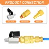 GASHER 1PC 1/8 Inch Mini Brass Ball Valve Shut Off