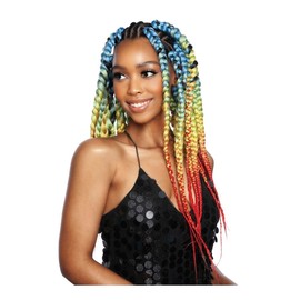 Mane Concept Afri Naptural Pre-Stretched Hair - BRD306 I DEFINE EASY BRAID 52" OMBRE (3T1B/ACAIPINK)