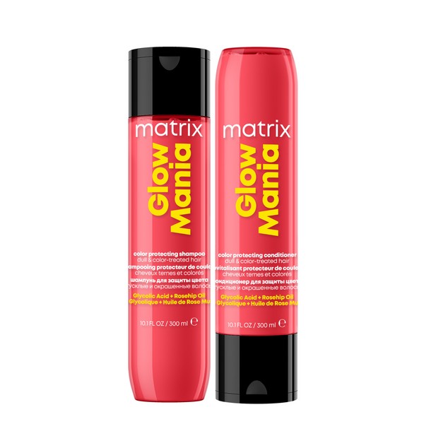 Matrix Glow Mania Color Protecting Shampoo and Conditioner Duo Bundle