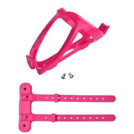 Bicycle Water Bottle Holder - Also Suitable as Baby Bottle Holder for Stroller - One Size Fits All - Many Colours Available (Pink)