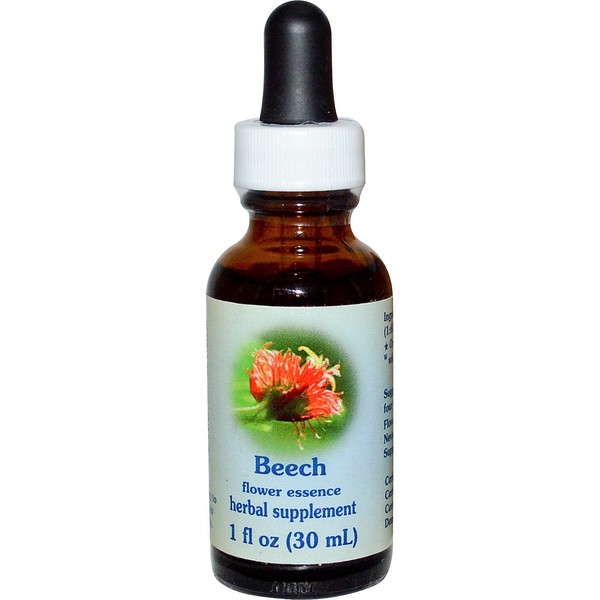 Flower Essence Healing Herbs Organic Beech Dropper - 1 fl oz