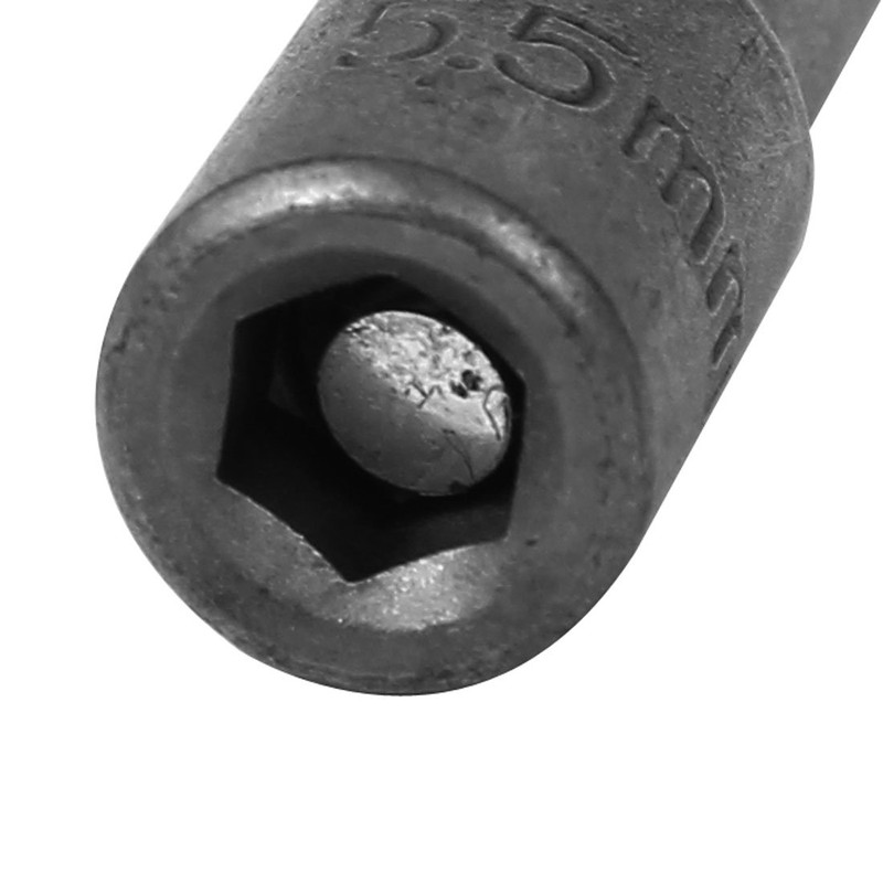 sourcing map Hex Shank 5.5mm Metal Magnetic Socket Nut Driver