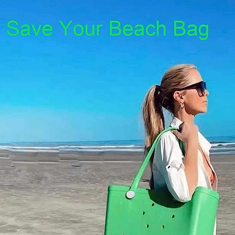 6 Sets Replacement Rivets for Beach Bag Handles Repair Replacement