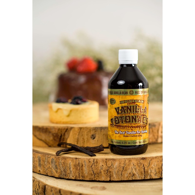Mexican Vanilla Totonac’s - 8.3 Oz (250 mL) Bottle -