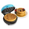 Nostalgia MyMini Personal Electric Snowman Waffle Maker, 5-Inch Cooking Surface,