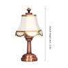 Miniature Lamp 1/12 Scale White 6cm Overall Height Battery Operated
