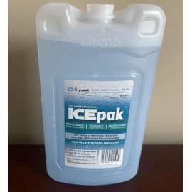 Cryopak Ice Pack Freezer 3.8in x 1.5 x  Non Toxic Reusable for Lunch Box