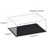 sourcing map Acrylic Clear Display Case Box Dustproof Protection Showcase
