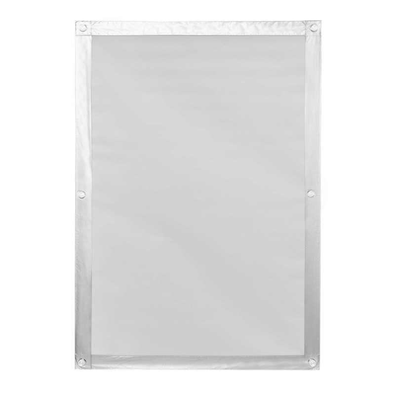 Roomy roof window sun protector with Haftfix suction cups, no