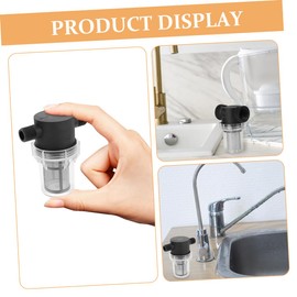 Operitacx Pack of 3 Fine Mesh Strainer Filter Hose in Line Pipe Water Purifier Water Container Replacement of Water Inlet in Motorhome Small Inline Strainer Plastic