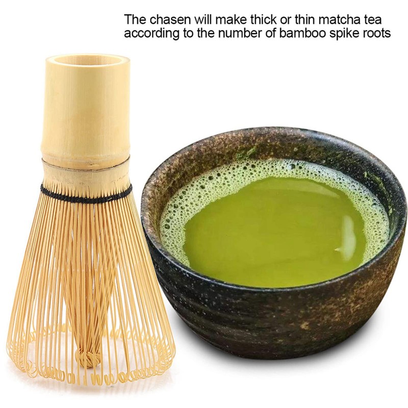 Batidor de Té de Puntas, Batidor de Té de Bambú,