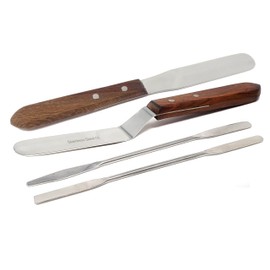 A2Z Scilab 4pcs Caulking Tools Spatulas, Stainless Steel Caulking Finishing Tool, Caulk Smoothing Tool, Sealant Grout Caulk Applicator Tool for Ceramic Tiles, Baseboards, Kitchens, Bathrooms