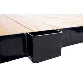 A.A Heavy Duty Weld On 2x4 Steel Stake Pockets for Trailers & Trucks (Pack of 8)