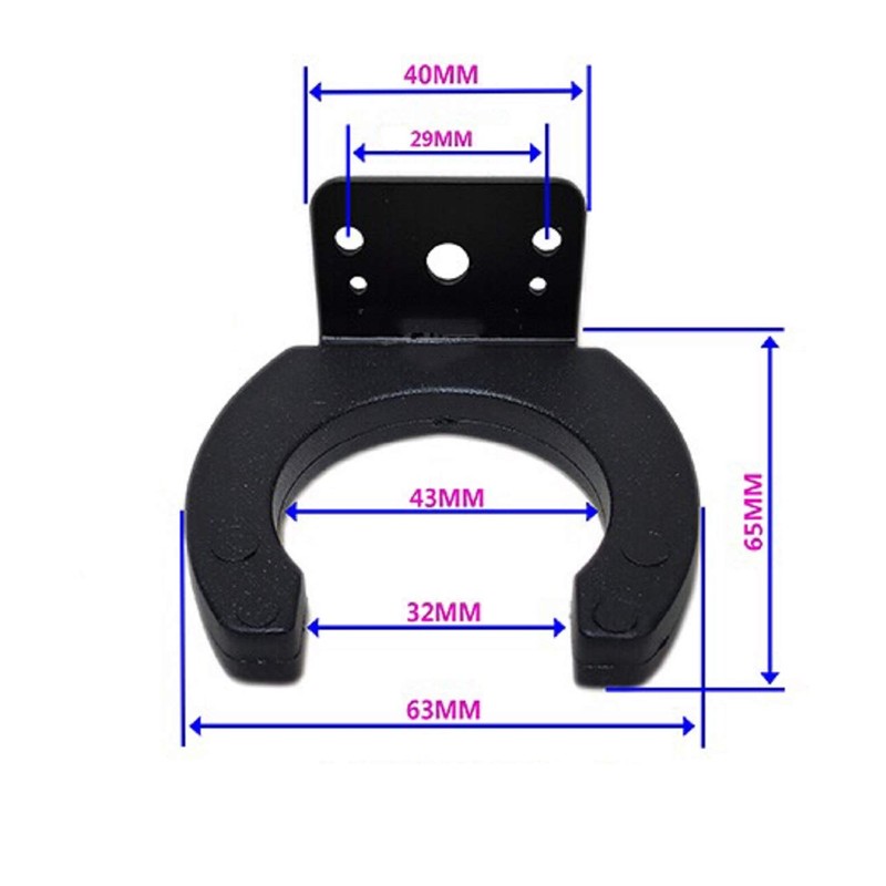 Wyvern Audio Microphone Wall Hanging Hanger Hook Bracket Clamp for