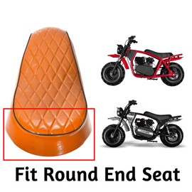 JMCHstore Brown Diamond Stitch Retro Mini bike Seat for Coleman B200 B200RS B200RSV