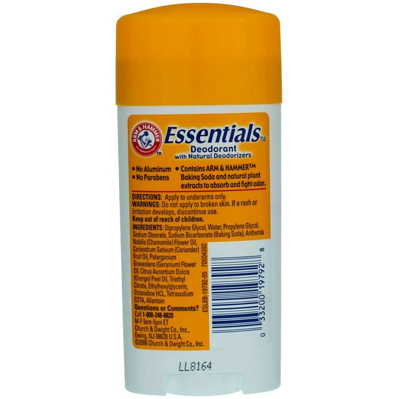 A&H Ess Unsented Size 2.5z Arm & Hammer Essentials Unscented