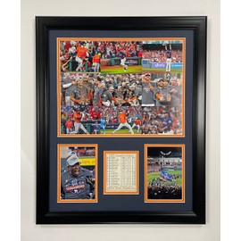 Legends Never Die, Inc. Houston Astros | 2022 Champions | 18"x22" Framed Photo Collage (Mosaic)