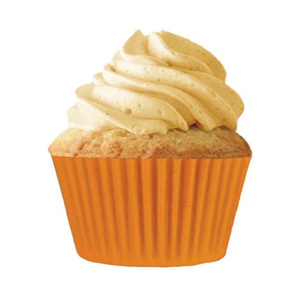 Cupcake Creations 2" BAKING CUPS Orange 32 Pack No Muffin