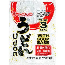 Myojo Japanese Style Udon Noodle with Soup, 20.61 Ounce (Pack of 12)
