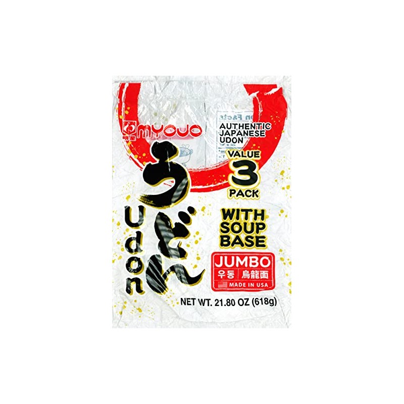 Myojo Japanese Style Udon Noodle with Soup, 20.61 Ounce (Pack