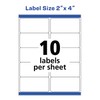 Avery Printable Shipping Labels with Sure Feed, 2" x 4",