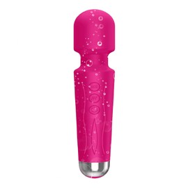 2024 Upgrade Waterproof Integrated Design Rechargeable Mini Electric Body Massager Suitable for Neck and Back, Rose