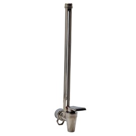 Finerfilters Stainless Steel Spigot Tap with Water Level Sight Glass for 8.5L Systems - Fits British Berkefeld, Berkey and Other Gravity Water Filter Systems, Drinks dispensers, Water Butts