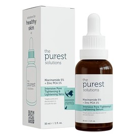 The Purest Solutions Niacinamide Serum Face with 5% Niacinamide & Zinc PCA - Serum Against Enlarged Pores, for Radiant Skin and Even Complexion - Vegan (30 ml)