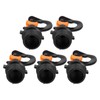 5PCS G1/2 Male Thread Rotating Sprinkler Head Misting Nozzle for
