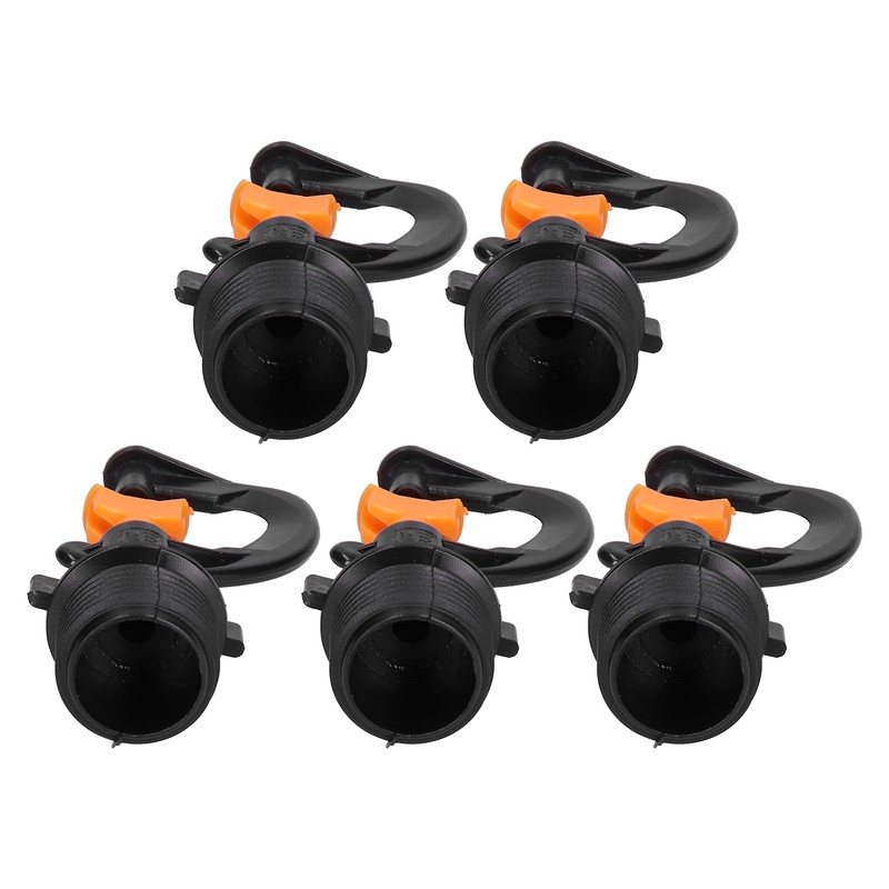 5PCS G1/2 Male Thread Rotating Sprinkler Head Misting Nozzle for