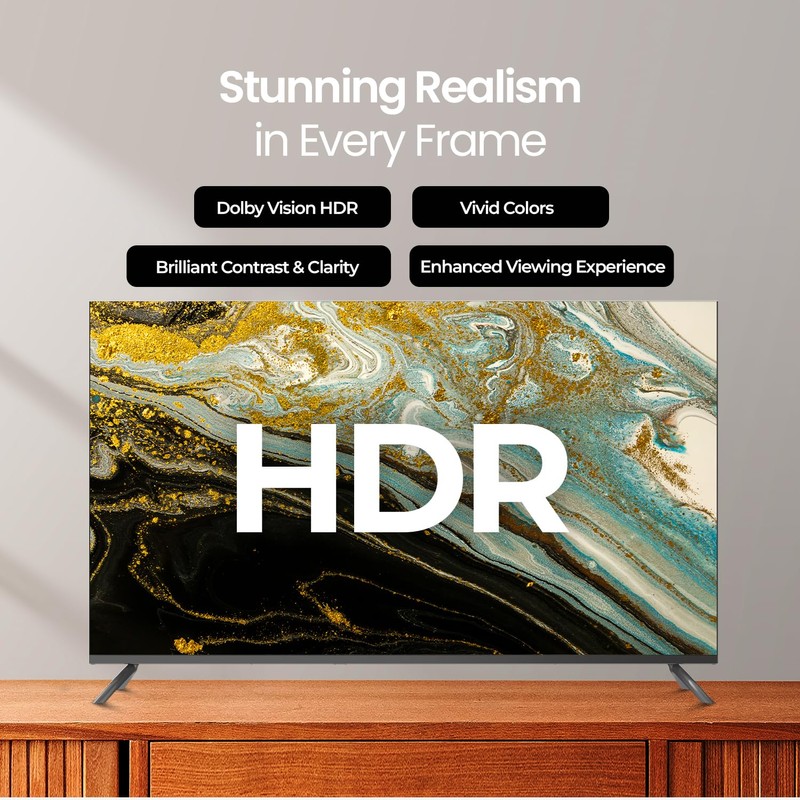 SANSUI 32" VA Series Full HD Frameless Design Smart TV