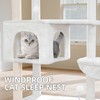 AIWIKIDE 70'' Big Cat Tree, Cat Tower with Multi-Level Condo,