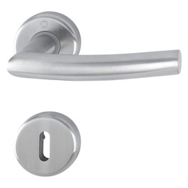 HOPPE Alta 10756944 Pusher on Rosette, BB, 39-47, Stainless Steel