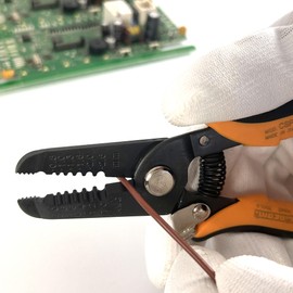 Piergi Acomi Strong Multi-Purpose Tool with 3 Functions Cutters – 26-16 AWG Wire Stripper Pliers for Wire Diameter 0.40 1,3 mm, CSP307