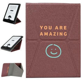 ZhaoCo Universal Case for 7 Inch Kindle Colorsoft Signature Edition 2024 / Kindle Paperwhite 2024, 6.8 Inch Kindle Paperwhite 2021 (Smile)