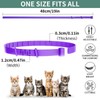Enchvi 4 Pack Cat Collars, Comfortable Soft Rubber Cat Collar,
