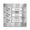 Doorbell Stainless-Steel 3 Push-Buttons – LED-Illumination of nameplate & Push-Buttons