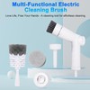 Electric Spins Scrubber, Cordless Cleaning Brush Shower Cleaning Brush with