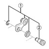 Shimano Unisex-Adult Soporte Cambio/Puntera Fahrradwechsel, Mehrfarbig, One Size