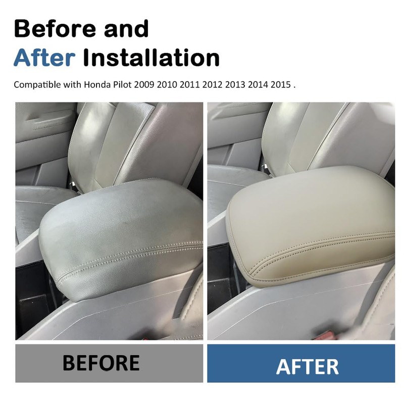 DEYTOP Center Console Cover for Honda Pilot 2009-2015 Armrest Cover