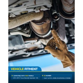 PHILTOP Front Catalytic Converter Kit Direct-Fit Compatible With Ford 2012-2018 Focus 2.0L OE Replace 16647, 641514, 30580 (EPA Compliant)