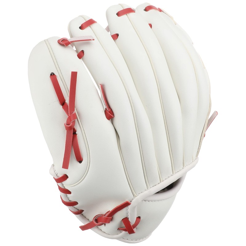 Zett Baseball Anniversary Glove (Synthetic Leather) BCG1 White/Red Glove