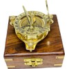 3" Brass Compass,Sundial Maritime Nautical Vintage Antique Nautical Sundial Compass,Brass