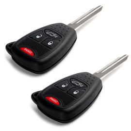 Remote Head Key 4 Buttons 315Mhz for Chrysler Sebring for 200 for Dodge Avenger for Charger for Durango for Ram 1500 for Jeep Grand Cherokee for Patriot for Wrangler 2004-2016 HYQ1512Y HYQ1512P 2 PCS