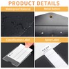HUA JIE 2 Pack A4 Storage File Boxes Archives Case,65mm