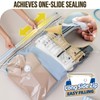 TAILI 8 Pack Vacuum Storage Bags, LONG SIDE ZIP (4